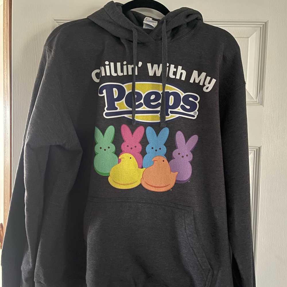 Chillin' With My Peeps Hoodie - Dark Gray
